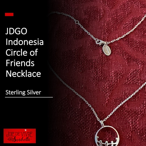 JDGO Indonesia Circle of Friends Necklace - Picture 1 of 7